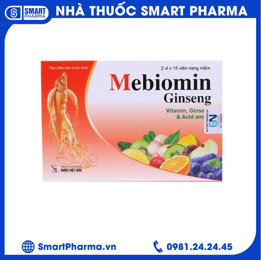 Mebiomin ginseng 2 Smart Pharma - Mebiomin ginseng 2