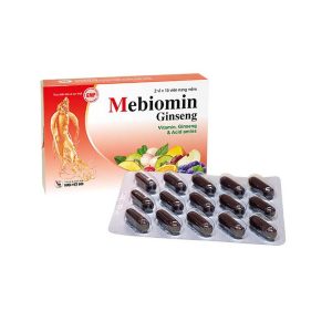 Mebiomin Ginseng - Viên uống tăng cường sức khỏe Hộp 2 vỉ x 15 viên
