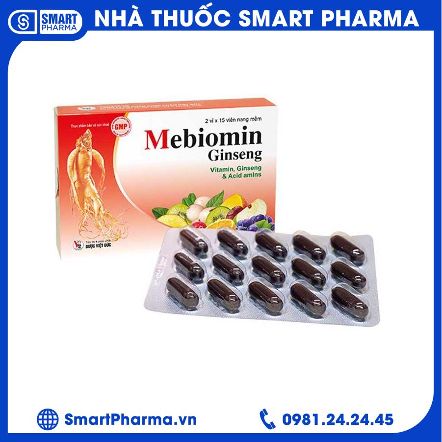 Mebiomin ginseng Smart Pharma - Mebiomin ginseng