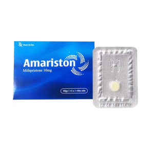 huốc Amariston 10mg Nam Hà tránh thai khẩn cấp trong vòng 120 giờ sau quan hệ (1 vỉ x 1 viên )
