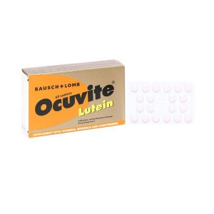 Viên nén Ocuvite Lutein Bausch & Lomb hỗ trợ tăng cường thị lực (3 vỉ x 20 viên)