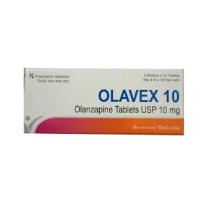 Thuốc Olavex 10 điều trị rối loạn tâm thần phân liệt, rối loạn thần kinh, loạn thần (Hộp 3 vỉ x 10 viên)