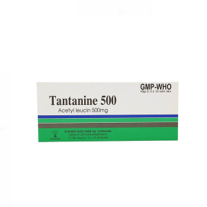 Thuốc Tantanine 500 điều trị chóng mặt ( Hộp 2 vỉ x 10 viên)