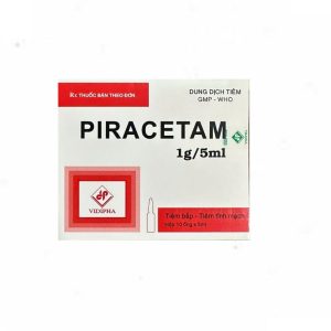 Smart Pharma - Thuốc Piracetam 1g/5ml Vidipha điều trị các trường hợp sa sút trí tuệ ở người lớn tuổi, kém tập trung ở trẻ nhỏ ( Hộp 10 ống x 5ml) 1 Smart Pharma - Smart pharma 2025 01 01T190943.967