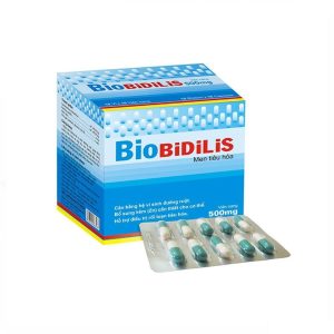 Men tiêu hoá Biobidilis hỗ trợ điều trị rối loạn tiêu hoá ( Hộp 10 vỉ x 10 viên)