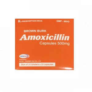 Smart Pharma - Thuốc Amoxicillin 500mg Brown Burk điều trị nhiễm khuẩn (10 vỉ x 10 viên) 1 Smart Pharma - Smart pharma 2025 01 02T155431.440