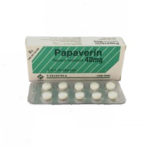 Thuốc Papaverin 40mg Vidipha điều trị co thắt cơ trơn ( Hộp 3 vỉ x 10 viên)