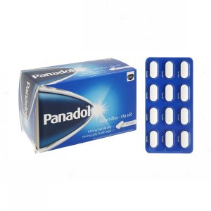 Viên nén Panadol 500mg GSK giảm đau, hạ sốt, điều trị đau đầu, đau cơ (10 vỉ x 12 viên)