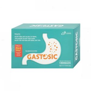 Viên uống Gastosic CVI Pharma giúp tiêu hóa tốt, bảo vệ niêm mạc dạ dày (3 vỉ x 10 viên)