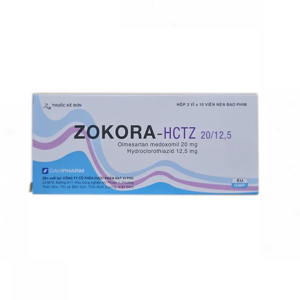 Smart Pharma - Thuốc Zokora-Hctz 20/12.5 Davipharm điều trị tăng huyết áp (3 vỉ x 10 viên) 2 Smart Pharma - Smart pharma 2025 01 07T133031.961