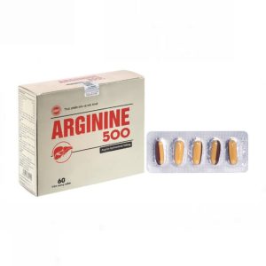 Viên uống Arginine 500 Gia Nguyễn bổ gan, bảo vệ tế bào gan, tăng cường giải độc của gan (60 viên)