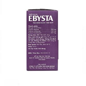 Smart Pharma - Thuốc dạ dày Ebysta Merap điều trị trào ngược dạ dày, thực quản ( Hộp 20 gói x 10ml) 1 Smart Pharma - Smart pharma 2025 01 08T191554.103