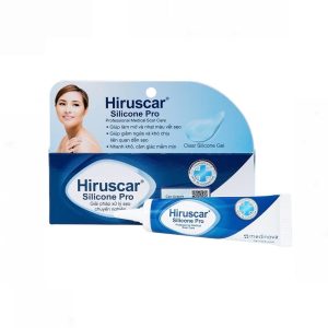 Kem bôi dạng gel Hiruscar Silicone Pro Medinova mờ sẹo, giảm ngứa và khó chịu liên quan đến sẹo ( Hộp 1 tuýp 10g)
