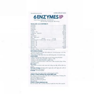 Smart Pharma - Dung dịch 6Enzymes IP Mediphar USA giúp tăng cường tiêu hoá thức ăn (Hộp 4 vỉ x 5 ống) 1 Smart Pharma - Smart pharma 2025 01 10T111226.775