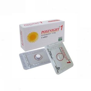 Thuốc Posinight 1 dùng tránh thai khẩn cấp trong vòng 72 giờ sau giao hợp ( Hộp 1 vỉ x 1 viên)