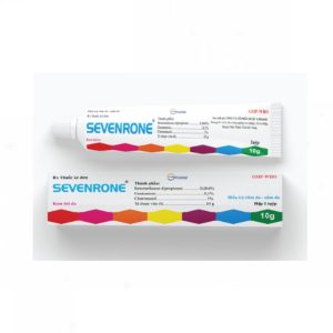 Thuốc Sevenrone điều trị các bệnh về da do nhiễm khuẩn hoặc nấm ( Hộp 1 tuýp 10g)