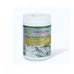 Viên uống Eden BioCare Omega 3 Salmon Oil Fruity hỗ trợ bổ sung Omega 3 từ dầu cá hồi (Hộp 180 viên)