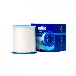 Băng keo lụa Urgosyval size 5cm x 5m băng các vết thương trong phẫu thuật, cố định thiết bị y tế
