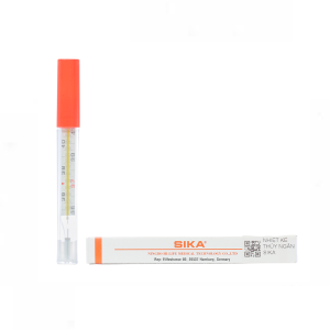 Nhiệt kế thủy ngân Sika đo thân nhiệt có vạch chia độ rõ nét (12 Cái)