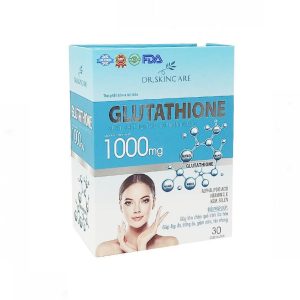 Viên uống Glutathione 1000mg làm chậm lão hóa, giúp làm trắng và đẹp da ( Hộp 1 lọ 30 viên)