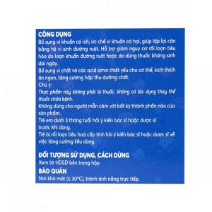 Smart Pharma - Cốm vi sinh Bioacimin Gold Meracine cân bằng hệ vi sinh đường ruột, giảm nguy cơ rối loạn tiêu hóa ( Hộp 30 gói) 2 Smart Pharma - Smart pharma 2025 01 15T153622.093