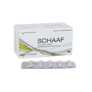 Thuốc Schaaf điều trị tăng huyết áp và phì đại tuyến tiền liệt lành tính ( Hộp 10 vỉ x 10 viên)