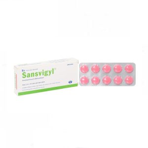 Thuốc Sansvigyl Hà Tây trị các bệnh nhiễm trùng về răng, miệng ( Hộp 2 vỉ x 10 viên)