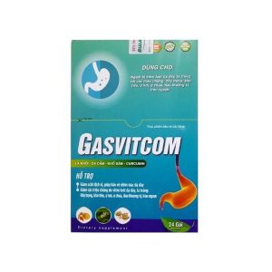 Gasvitcom hỗ trợ giảm acid dịch vị và bảo vệ niêm mạc dạ dày ( Hộp 24 gói)