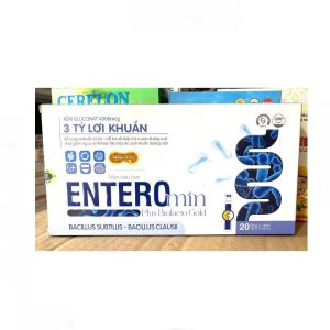 Men tiêu hoá Enteromin Plus Biolacto Gold 3 tỷ lợi khuẩn bổ sung vi khuẩn có ích, giảm nguy cơ rối loạn tiêu hoá ( Hộp 20 ống)