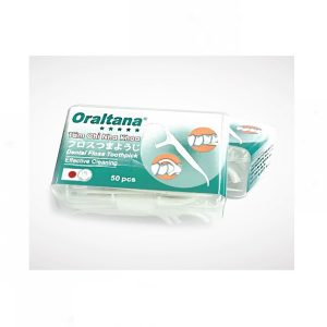 Tăm chỉ nha khoa hộp chữ nhật Oraltana 50 cái