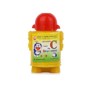 Smart Pharma - Vitamin C Doraemon 50 viên Đại Y hỗ trợ điều trị cho trẻ thiếu hụt vitamin C 1 Smart Pharma - Vien ngam C Doremon 1