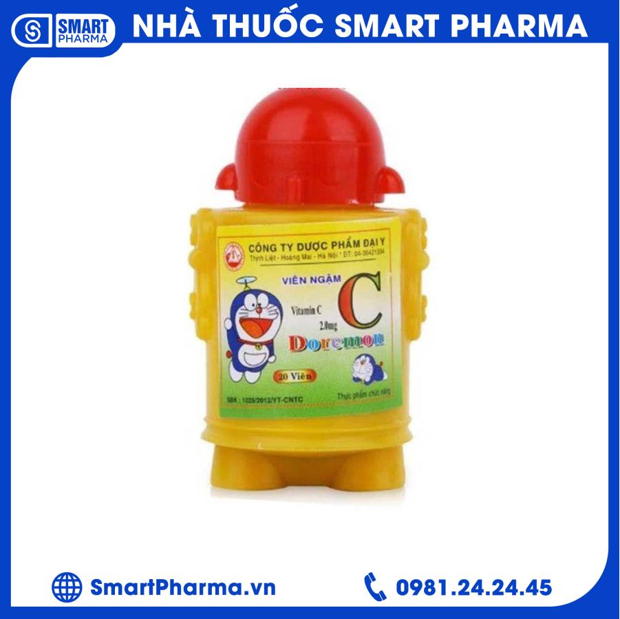 Viên ngậm C Doremon 1 Smart Pharma - Vien ngam C Doremon 1