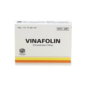Thuốc Vinafolin Ba Đình điều trị thay thế hormon sinh dục nữ ở những người bệnh mãn kinh Hộp 10 viên ·