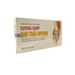 Xương khớp Sao Thái Dương hỗ trợ giảm đau nhức mỏi xương khớp, phong thấp (Hộp 2 vỉ x 15 viên )