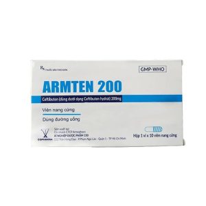 Thuốc Armten 200 (hộp 1 vỉ*10 viên) điều trị nhiễm khuẩn
