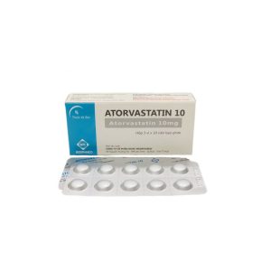 Atorvastatin 10mg Viên Bao Phim Medipharco: Giảm Cholesterol Hiệu Quả, Bảo Vệ Tim Mạch (Hộp 3 Vỉ x 10)