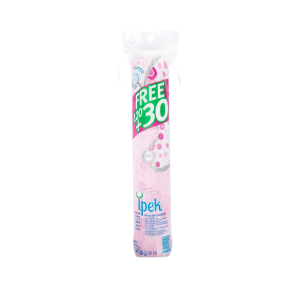 Bông tẩy trang Ipek siêu thấm, không xơ bông (130 miếng) Thổ Nhĩ Kì