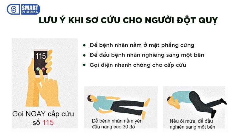 

Một số lưu ý khi sơ cứu đột quỵ