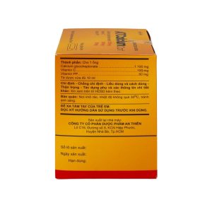 Smart Pharma - Dung dịch uống A.T Calcium Cort An Thiên bổ sung vitamin và khoáng chất cho cơ thể (30 ống x 10ml) 1 Smart Pharma - AT Calcium Cort 1