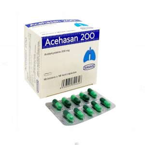 Smart Pharma - Thuốc Acehasan 200 Hasan làm loãng đờm trong các bệnh phế quản - phổi cấp và mãn tính (10 vỉ x 10 viên) 2 Smart Pharma - Acehasan 200mg 100v 1