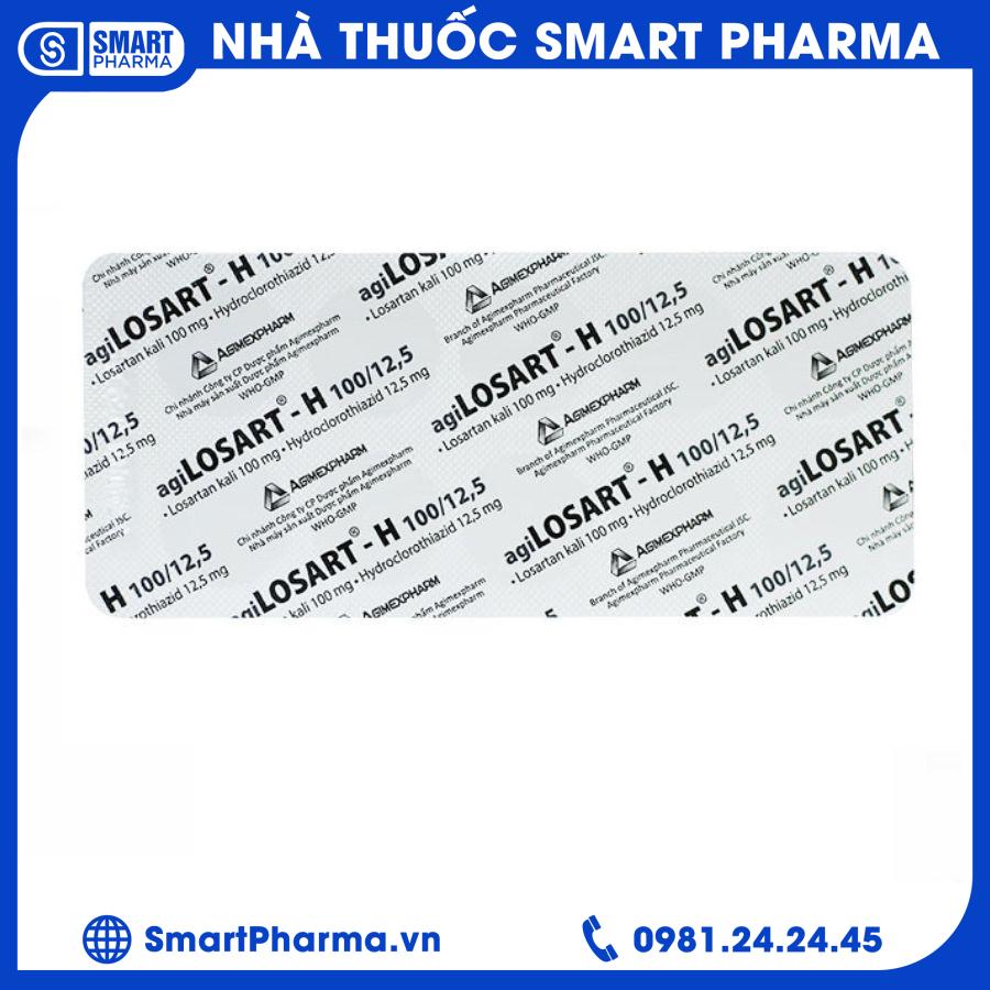 AgiLosart-H 100-12,5 1 Smart Pharma - AgiLosart H 100 125 1