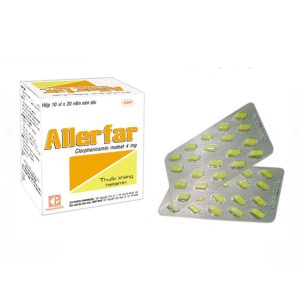 Smart Pharma - Thuốc Allerfar Pharmedic điều trị viêm mũi dị ứng, các triệu chứng dị ứng (10 vỉ x 20 viên) 2 Smart Pharma - Allerfar