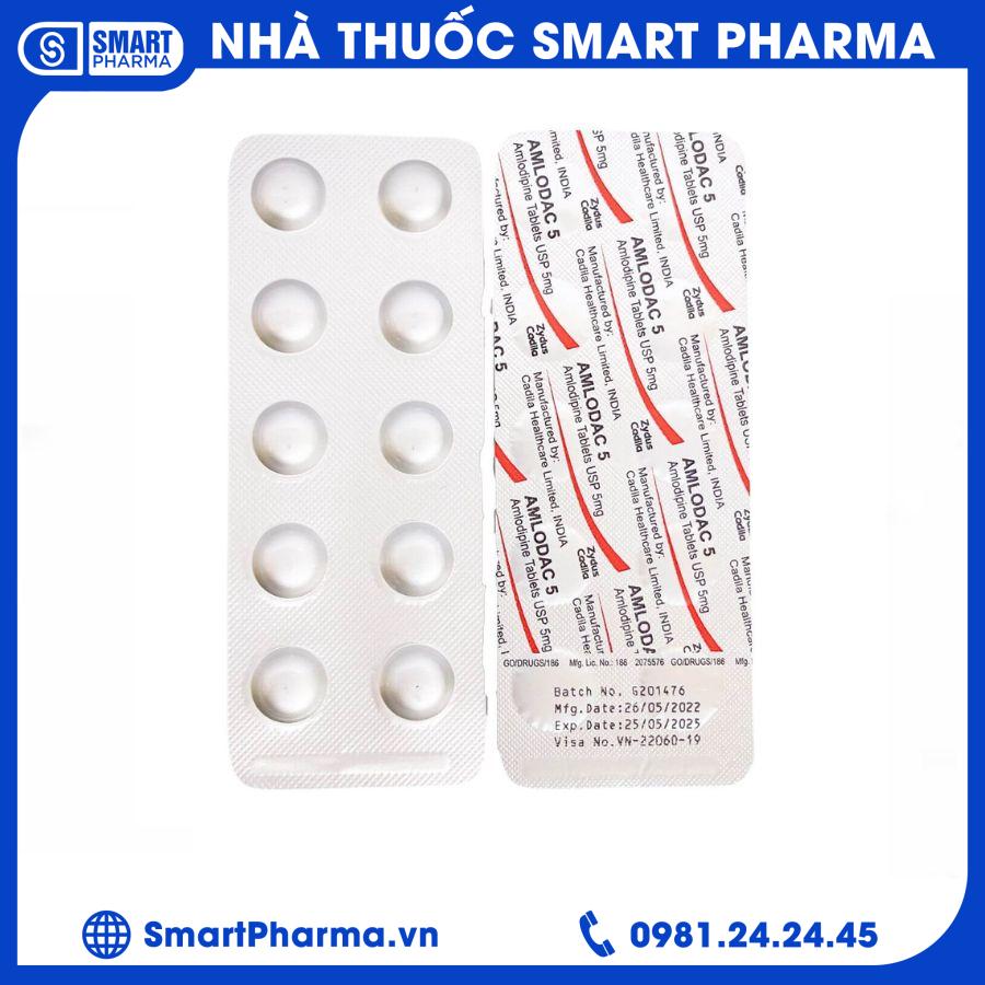 Amlodac 5mg1 Smart Pharma - Amlodac 5mg1