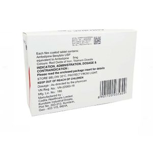 Smart Pharma - Thuốc Amlodac 5 Cadila điều trị tăng huyết áp, đau thắt ngực (10 vỉ x 10 viên) 1 Smart Pharma - Amlodac 5mg2