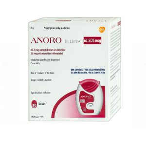 Thuốc Anoro Ellipta 62.5/25mcg GSK điều trị duy trì giãn phế quản (30 liều)