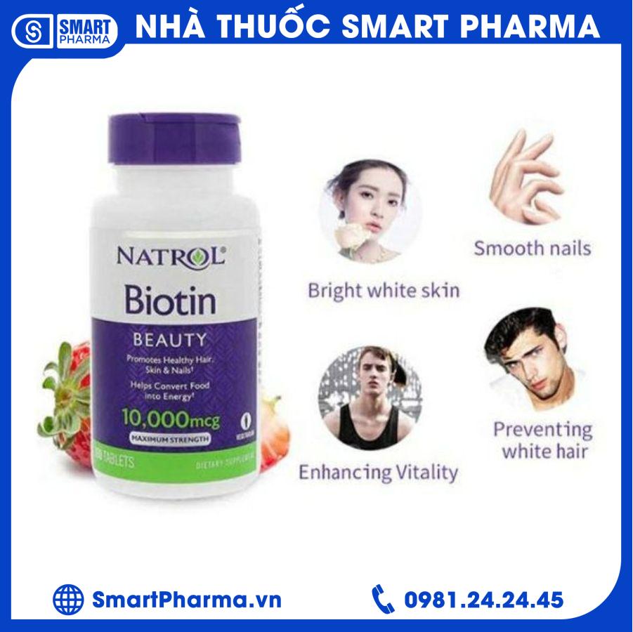 Biotin 10000mcg Natrol2 Smart Pharma - Biotin 10000mcg Natrol2