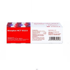 Smart Pharma - Thuốc Bisoplus HCT 5/12.5 Stella điều trị tăng huyết áp (3 vỉ x 10 viên) 2 Smart Pharma - Bisoplus HCT 5 12.51