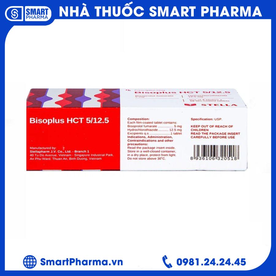 Bisoplus HCT 5-12.51 Smart Pharma - Bisoplus HCT 5 12.51