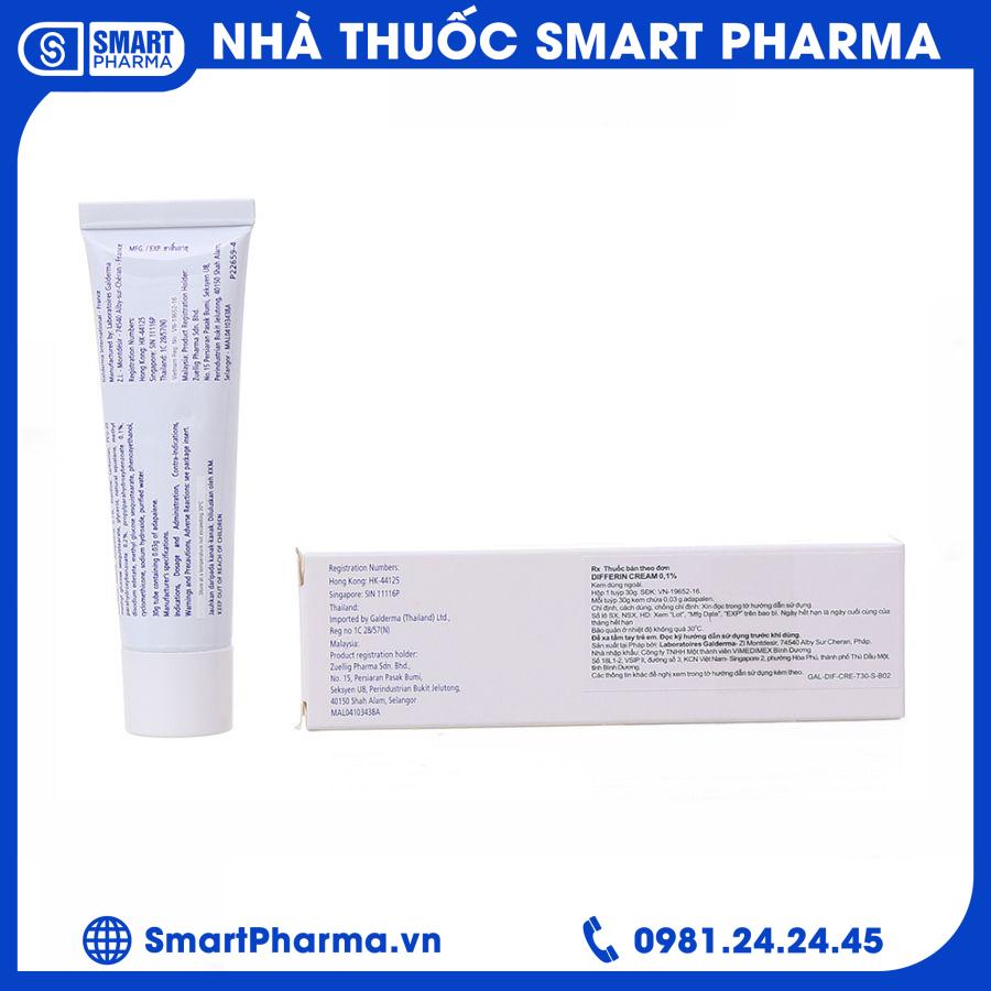 Differin 0,1% 1 Smart Pharma - Differin 01 1