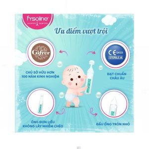 Smart Pharma - Dung dịch nước muối ưu trương Fysoline xanh 5ml giảm ngạt mũi, khô mũi (20 ống) 2 Smart Pharma - Fysoline xanh2 1